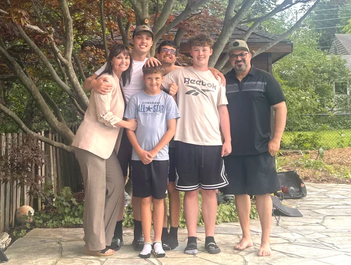 Tammy Abi-Khalil with her family